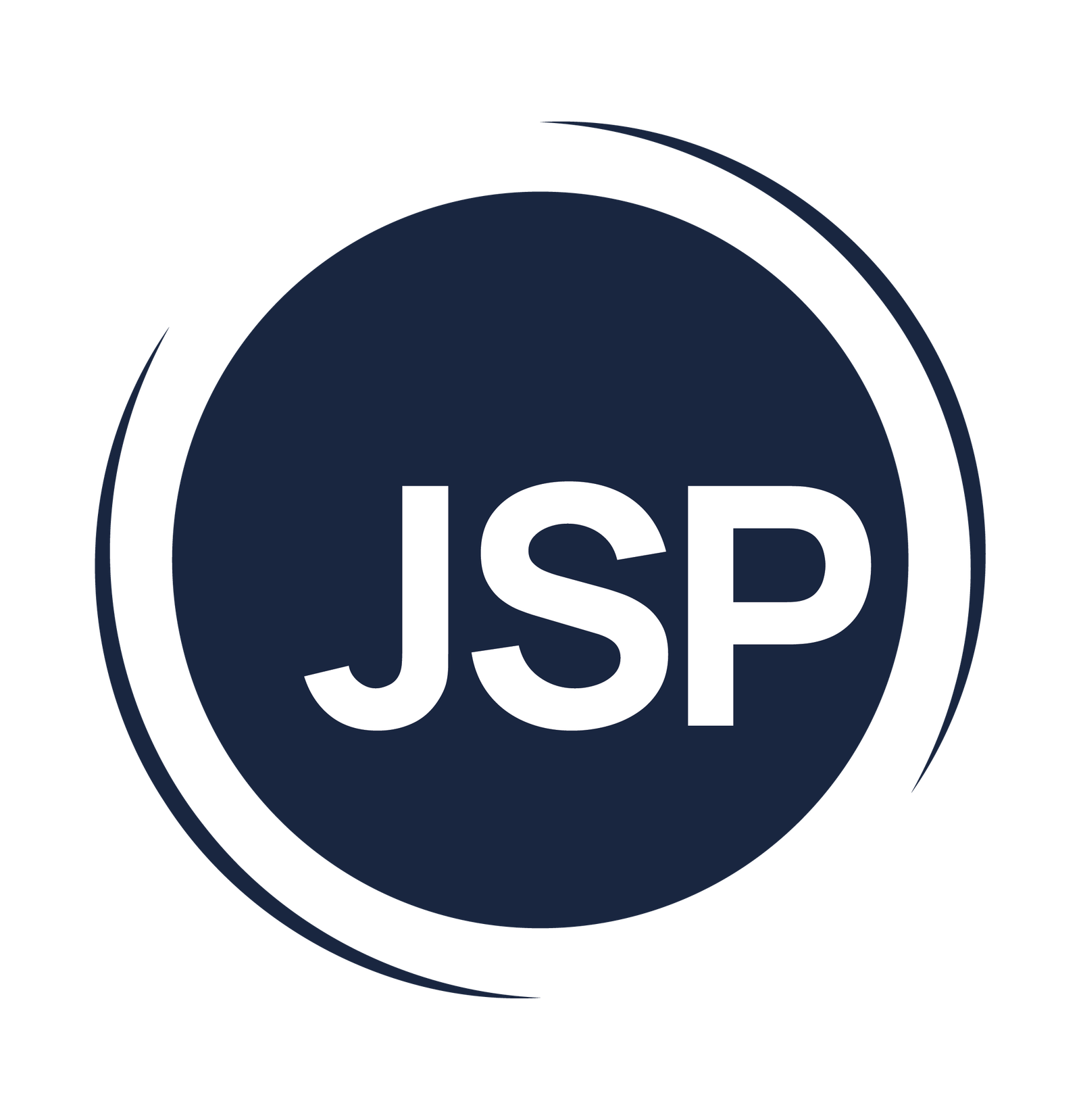 JSP Capital icon mark — navy on white