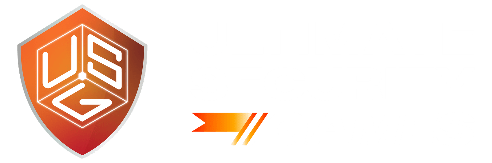 Ultimate Security Games logo — the shield mark